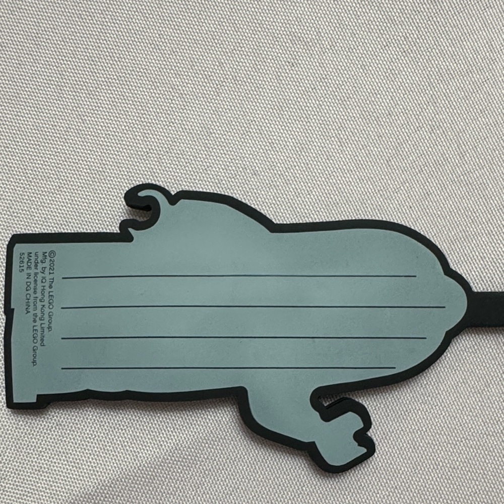 LEGO Hot Dog Character Bag Tag with Blue and Yellow - Picture 3 of 4